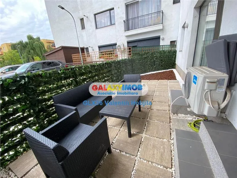 Inchiriere 2 camere parter cu gradina Baneasa Greenfileld pet friendly - foto 1