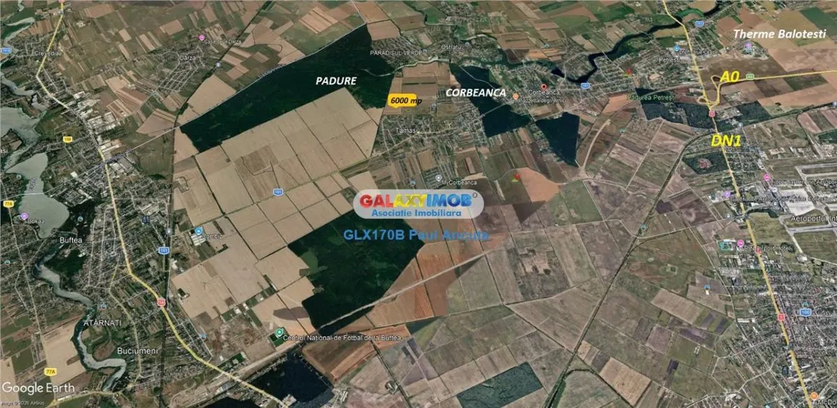 Teren 6000 mp Latura Padure Corbeanca   cartier Corbeanca Parc - foto 3