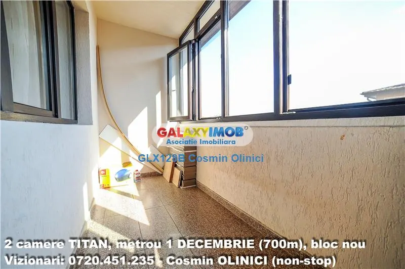 INCHIRIERE 2 camere TITAN, metrou 1 DECEMBRIE (700m), bloc nou - foto 7