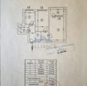 Piata Voievozilor, apartament cu 2 camere, decomandat - foto 6