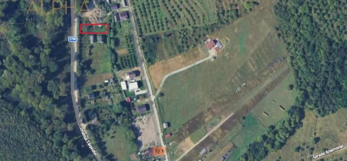 Teren extravilan de vanzare – 774 mp, acces direct din asfalt – Drumul Tarpiului - foto 1