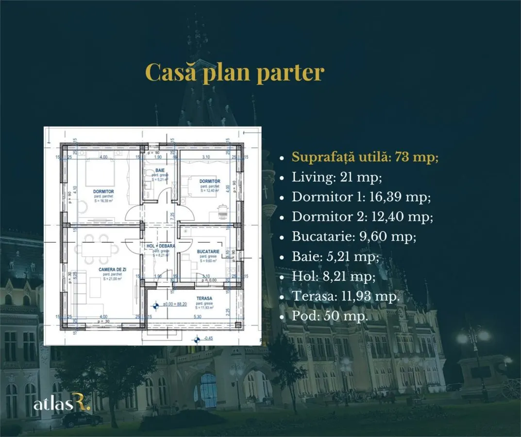 Casa plan parter | Lunca Cetatuii | 3 camere | Comision 0 - foto 15