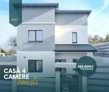 Casa in Tomesti | 4 camere | 129 mp utili | Toate utilitatile - Tomesti