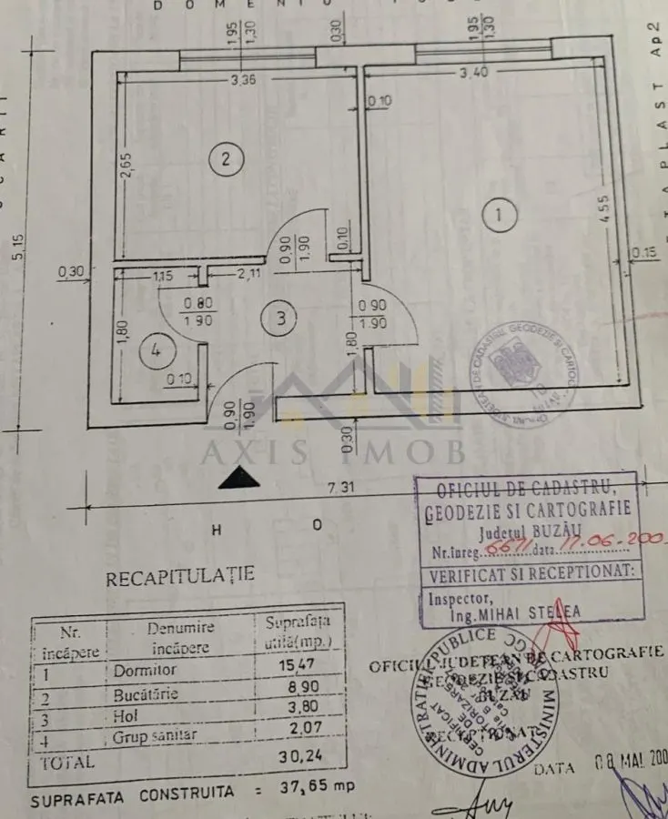 Exclusivitate !!! Garsoniera confort 1 decomandata bloc Metaplast - foto 10