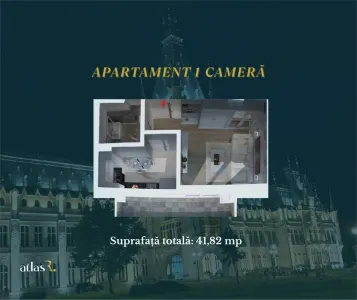 Apartament 1 camera | Intabulat | 41.82 mp | 88.553 euro | Comision 0 - foto 9