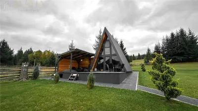Cabana A Frame 115mp utili, Teren 3450mp, Coada Lacului Colibita - Colibita