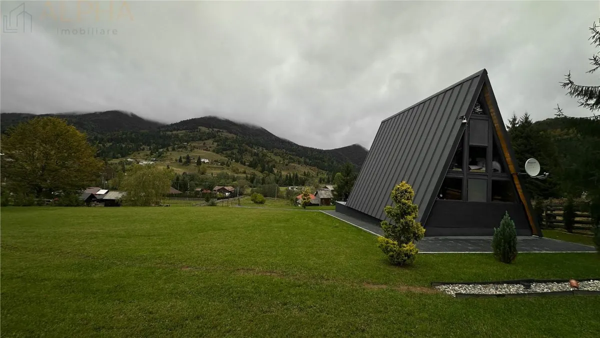 Cabana A Frame 115mp utili, Teren 3450mp, Coada Lacului Colibita - foto 6