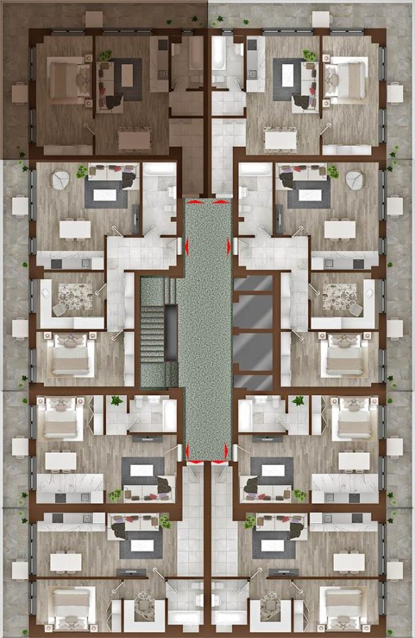 Apartament 2 camere cu terasa | 79,2 mp | Copou | Comision 0 - foto 16