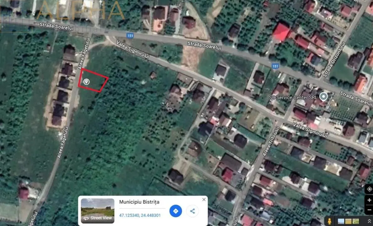 De vanzare teren intravilan 680 mp - Aleea Fagetului - foto 1