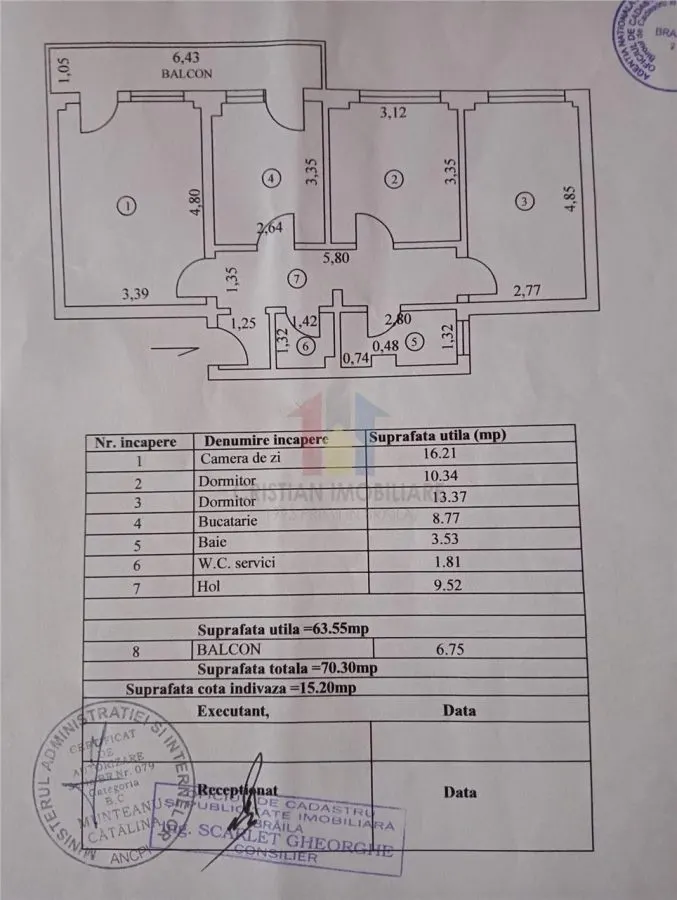 3 camere, Mobilat si Utilat, decomandat, 2 bai, Obor - Dinamo - foto 15