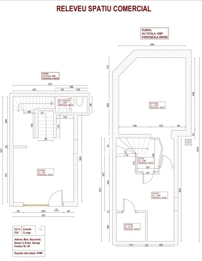 Spatiu Comercial 57 mp | Piata de flori | Renovat | George Cosbuc - foto 1