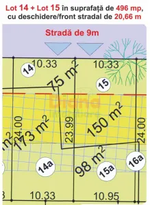 Vând teren intravilan pentru construcții case în Sibiu, str Viile Sibiului. - foto 14