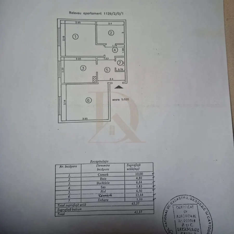 Apartament 2 camere decomandat Podul de Fier - foto 2