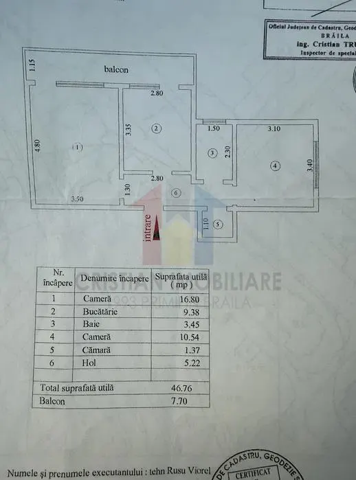 Posibilitate RATE! 2 camere, etaj 3, Vidin - foto 7