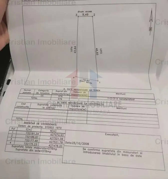 ChiLipiR ! Intravilan 576 mp Vidin-C.Galati, 16 ml deschidere, 69 Euro/mp - foto 2