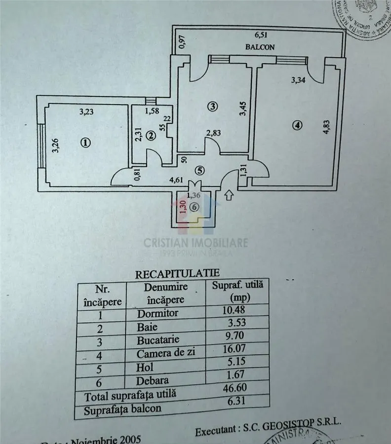 TOTUL NOU Spatios 2 cam 57mp Confort 1 Decomandat Obor balcon 7m - foto 9