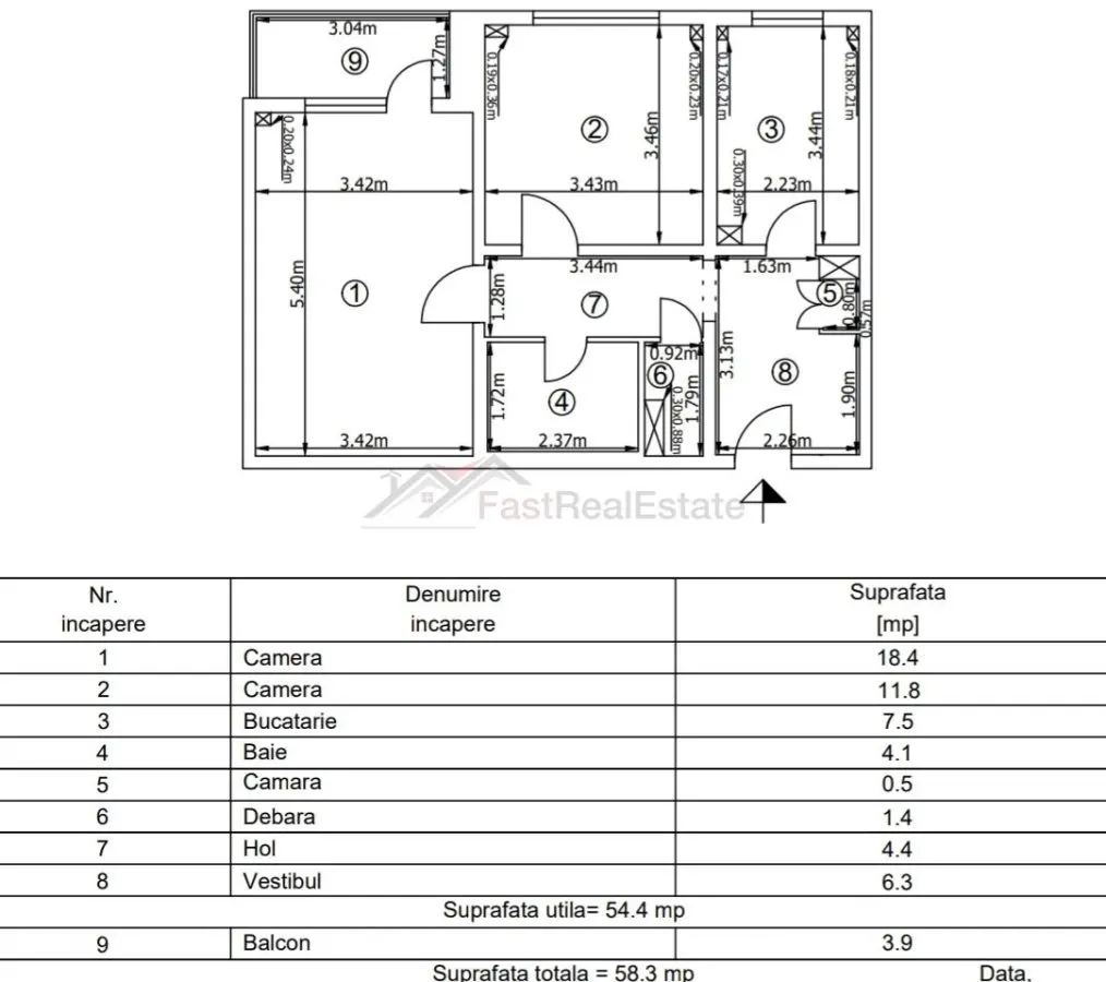 Apartament 2 camere Pantelimon - foto 16