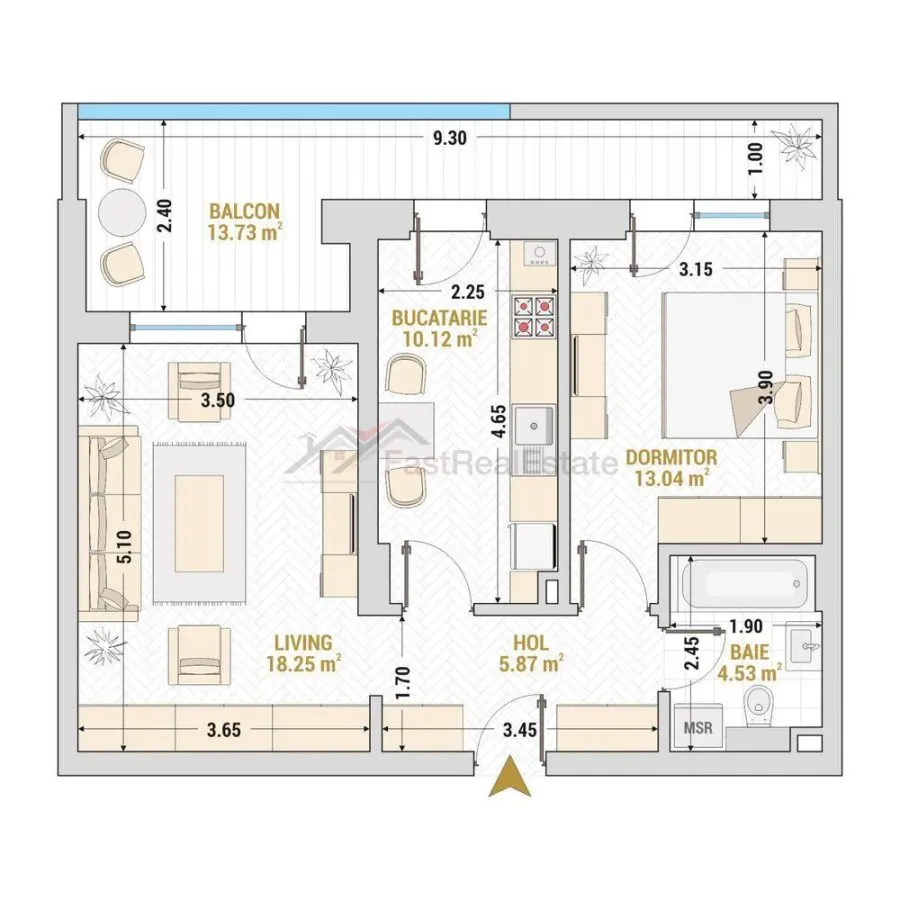 Apartament 2 camere 72 mp Drumul Taberei Residence - foto 1