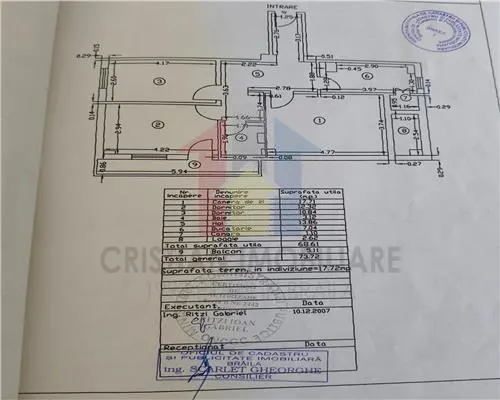 3 camere 74 mp, confort 1 decomandat, etaj intermediar, Republicii - foto 7