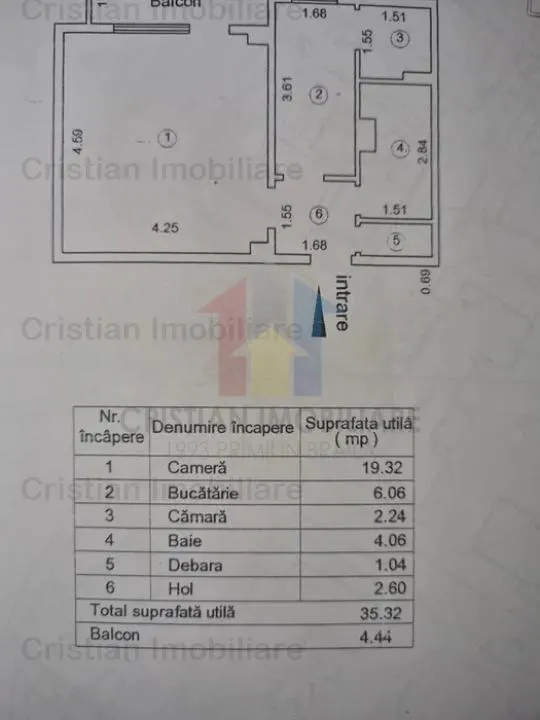 40mp 1 cam  Buzaului Conf 1 decomandat SPATIOS Totul Nou!!! - foto 2