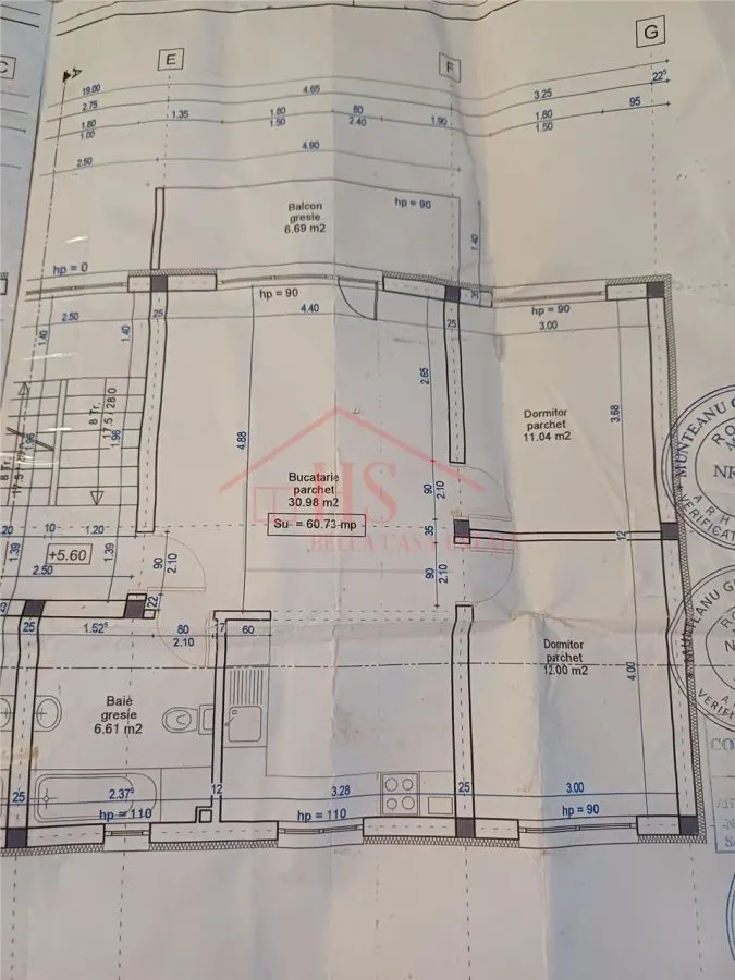 Apartament 3 camere, etaj intermediar,  parcare inclusa. Zona Sesul de Sus-Floresti - foto 17