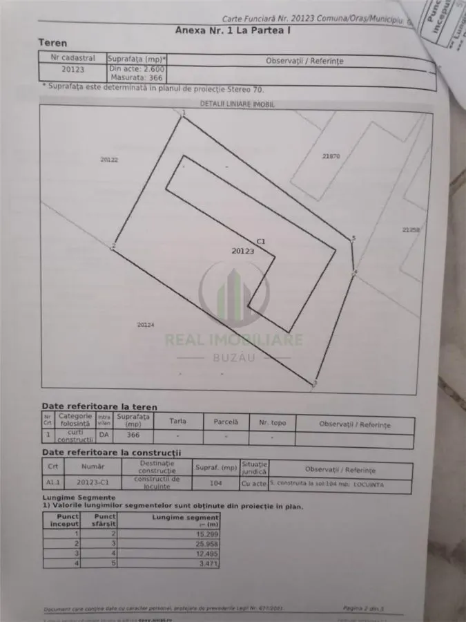 Teren + constructie demolabila- Tabarasti-Galbinasi ! - foto 2