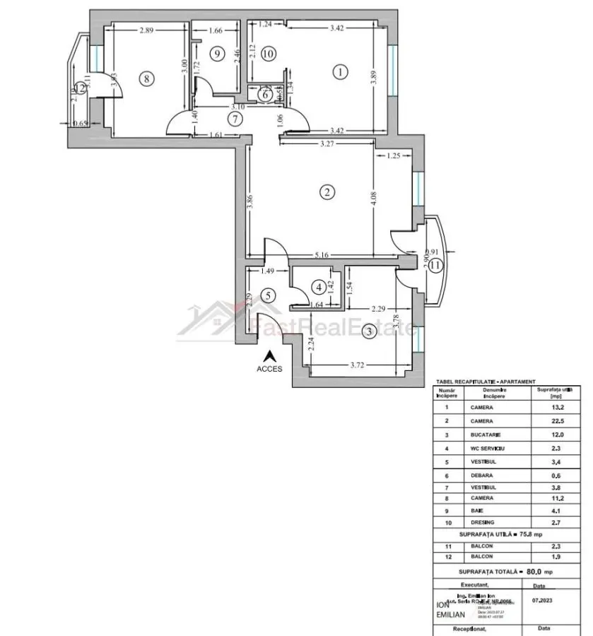 Apartament 3 camere - foto 9