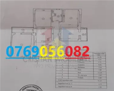 AP 4 camere, Plantelor, Confort 1 decomandat - 80 mp - Braila