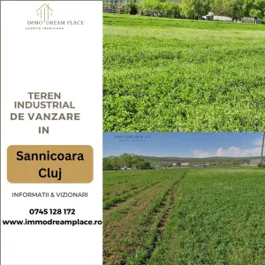 Teren de vanzare in Sanicoara - destinatie industriala - Sannicoara