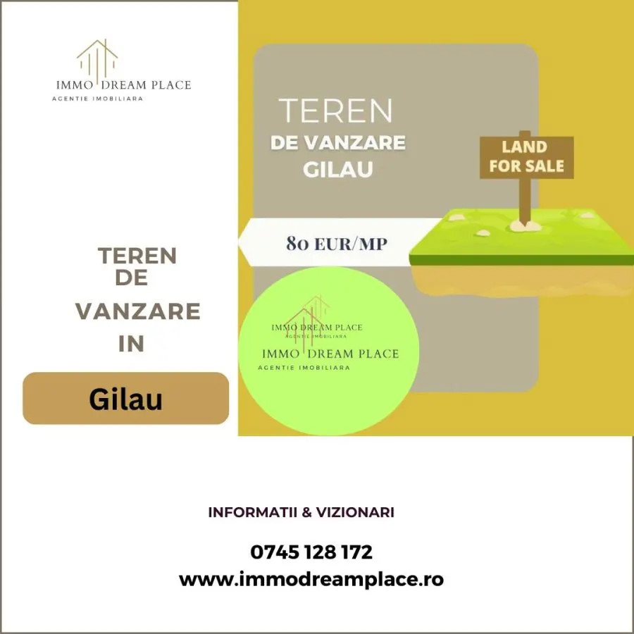 Teren de vanzare in Gilau - foto 1