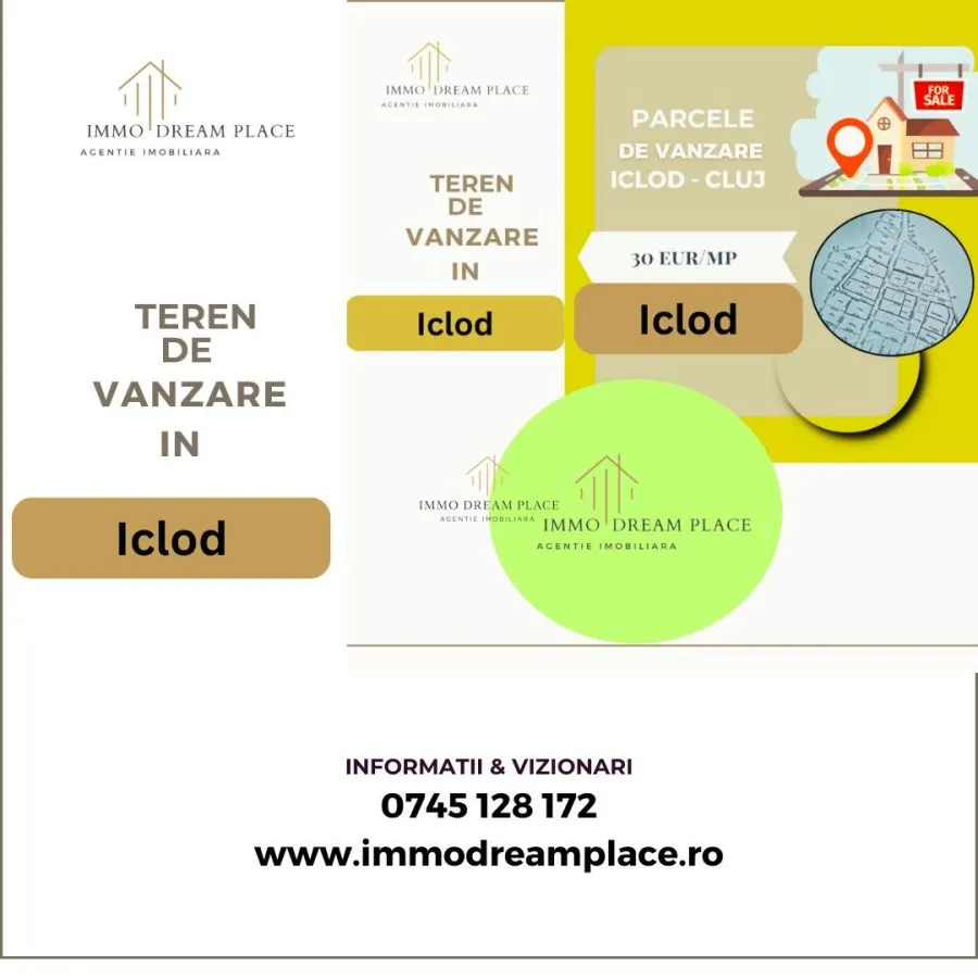 Parcele de teren de vanzare in Iclod - foto 1
