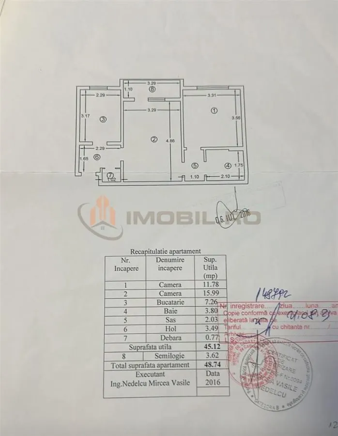 Apartament 2 camere Tatarasi - foto 8