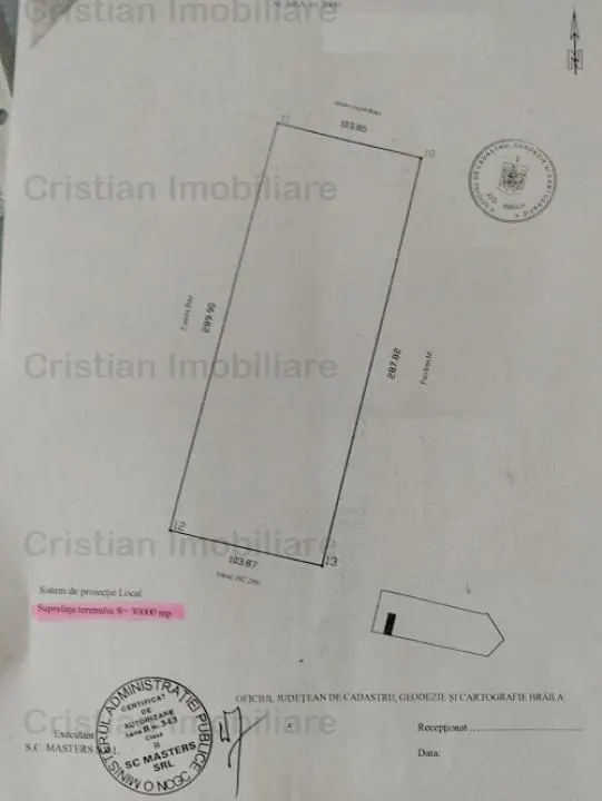 Teren intravilan de constructii Centura-Minerva 30.000 mp cu 50m front stradal - foto 2
