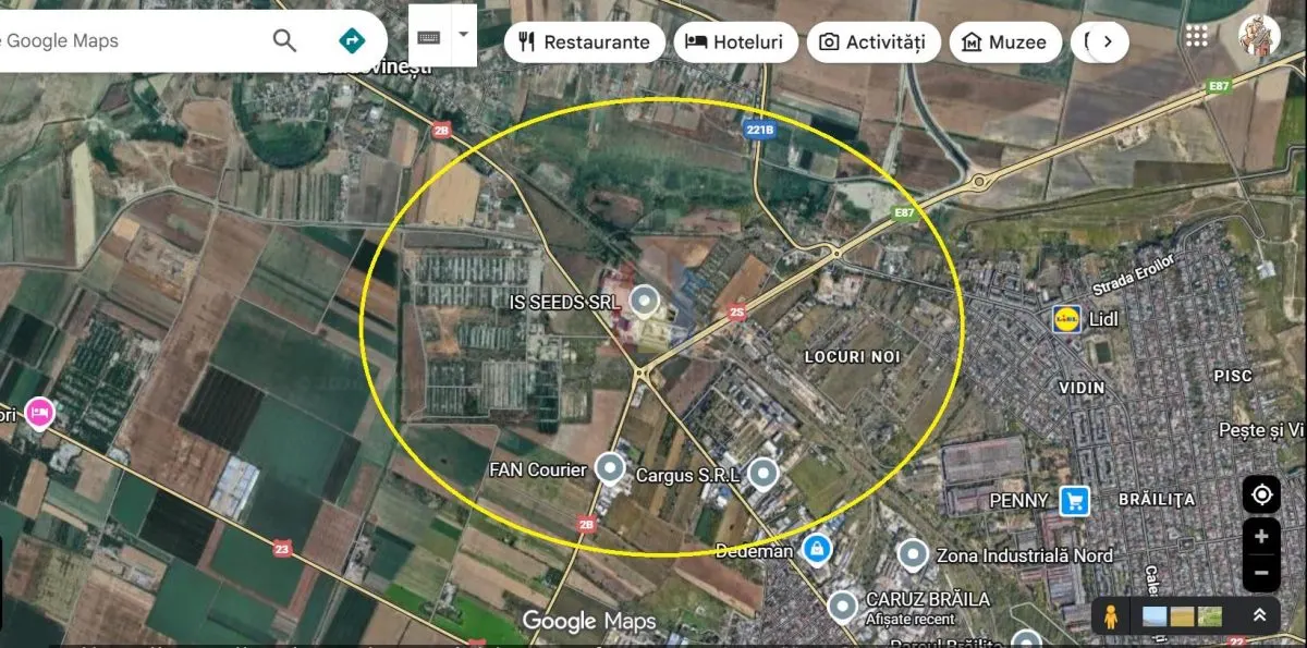 Teren intravilan de constructii Centura- 1866mp cu 26m deschidere la sosea - foto 1