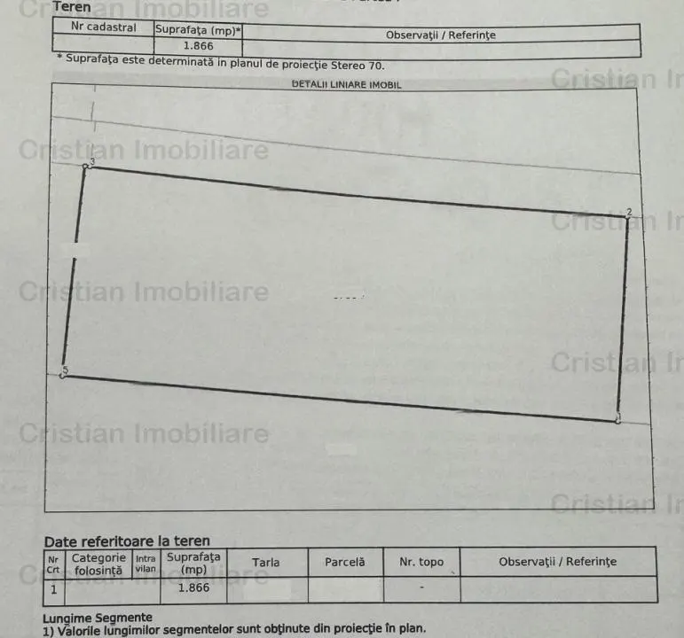 Teren intravilan de constructii Centura- 1866mp cu 26m deschidere la sosea - foto 4