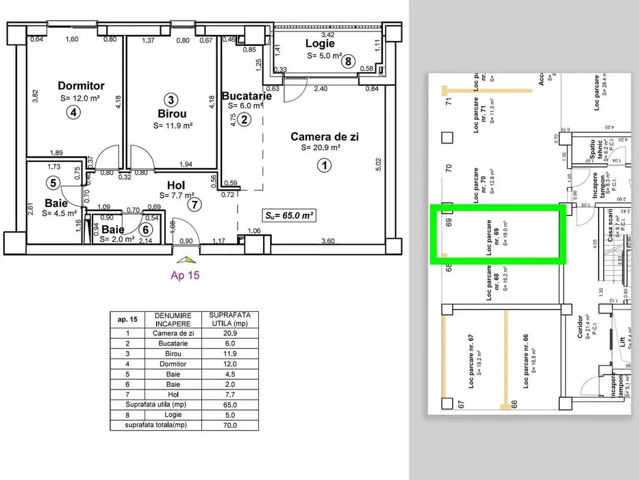 Apartament de lux cu 3 camere de închiriat - foto 2