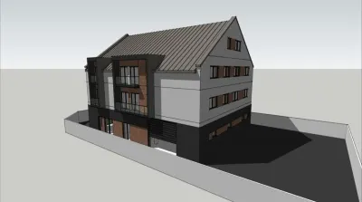 Cladire  4 Apartamente si Spatiu Comercial Sacalaz - Sacalaz