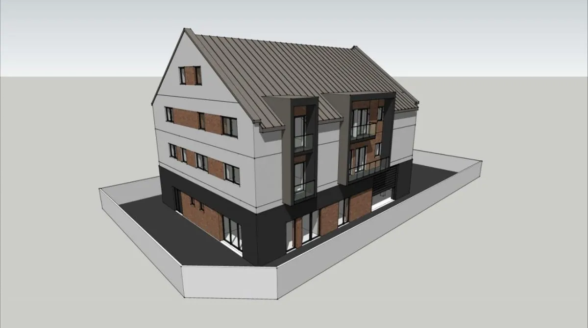 Cladire  4 Apartamente si Spatiu Comercial Sacalaz - foto 16