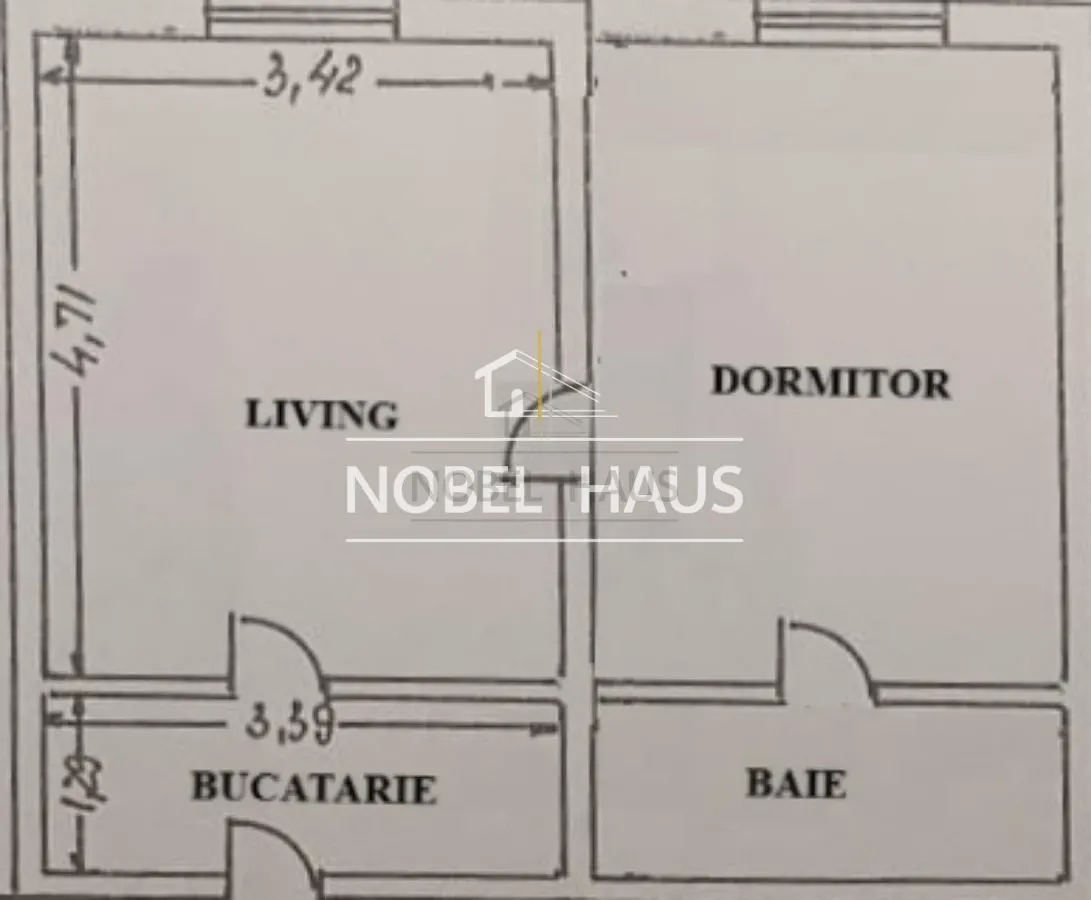Apartament 2 camere, nedecomandat, etajul 1, Barlad, Zona IRB - foto 11