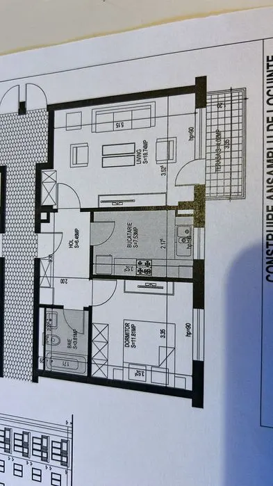 Apartament  2 camere,Tractorul-Grandis,mobilat,parcare,150000 Euro - foto 7