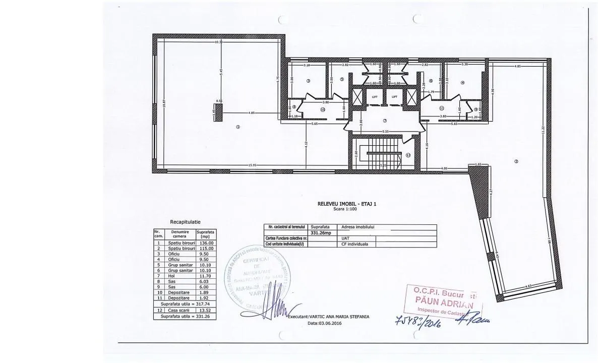 300-1600 mp birouri zona Armeneasca - Calea Mosilor - Bd. Carol - foto 15