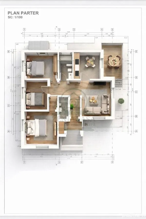 Casa Letcani Iasi 4C doua bai, BECI - foto 2