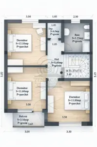 Casa 4 camere Dancu Holboca , CANALIZARE, PLACA DE BETON! la CHEIE! - foto 3