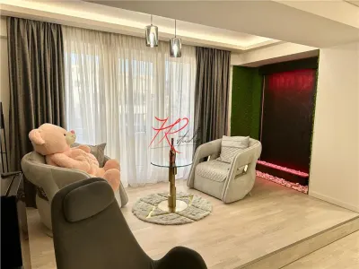 Vanzare apartament lux 3 camere Herestrau, mobilat si cu parcare - foto 8