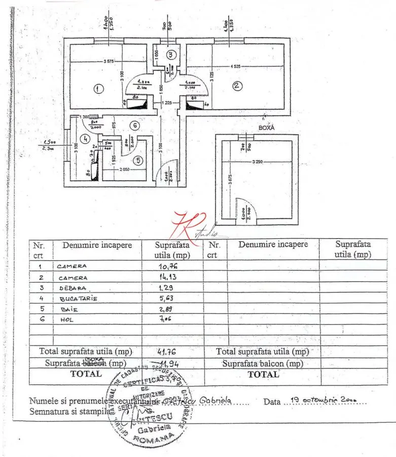 Vanzare apartament 2 camere Floreasca cu centrala si boxa - foto 7