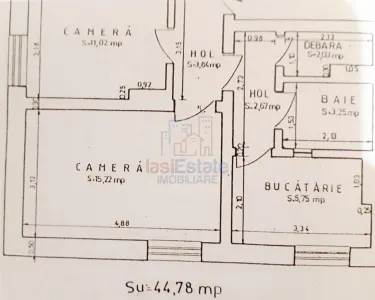 Schimb apartament  de 2 camere in Copou + diferenta cu casa in Copou - foto 3