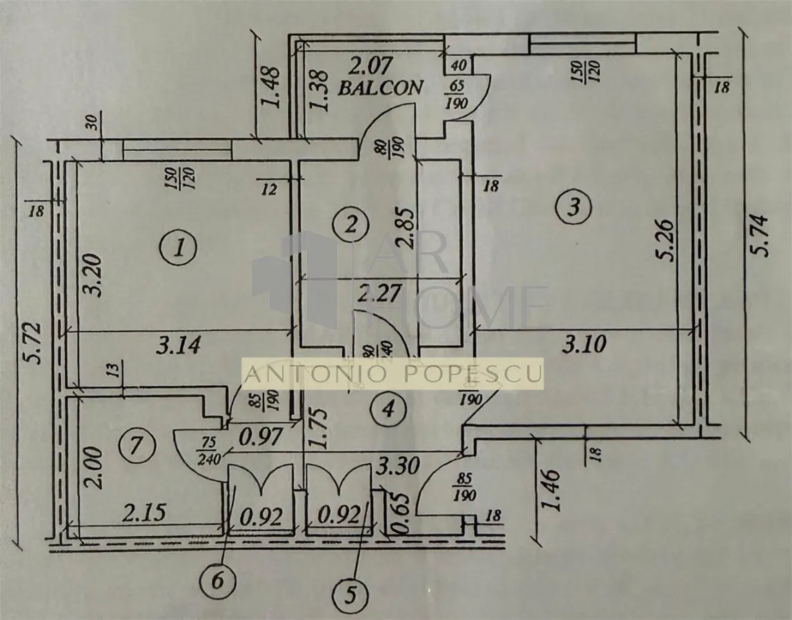 Apartament 2 camere, decomandat,mobilat si utilat,Ploiesti,Cantacuzino - foto 14