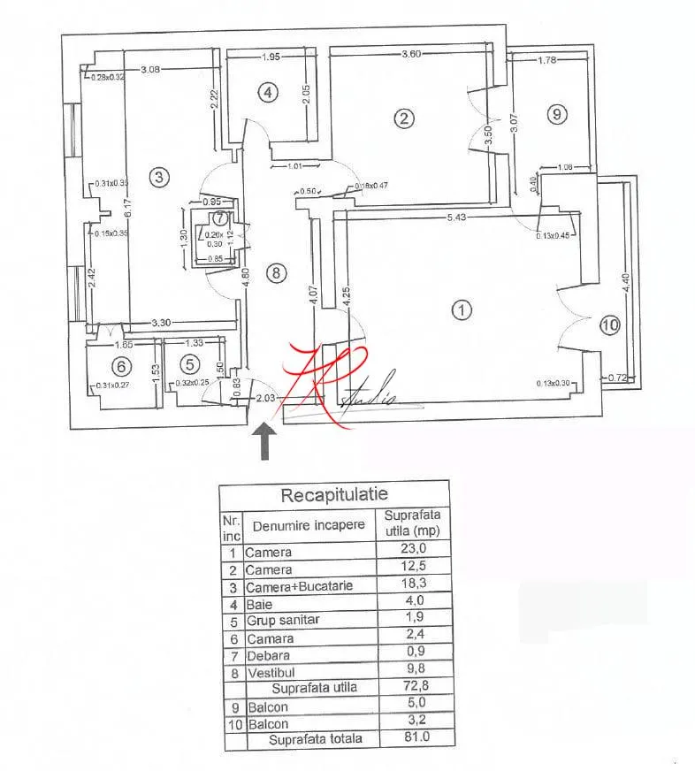 Vanzare apartament 3 camere Ultracentral - foto 2