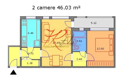 Vanzare apartament 2 camere Avrig - foto 2