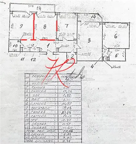 Vanzare apartament 4 camere mosilor - foto 4
